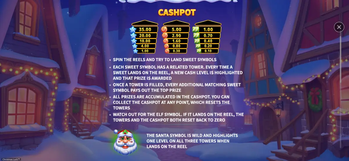 Máy đánh bạc Christmas Luck tại sòng bạc