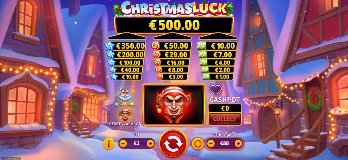 Chơi trò chơi slot Christmas Luck bằng tiền thật tại sòng bạc.