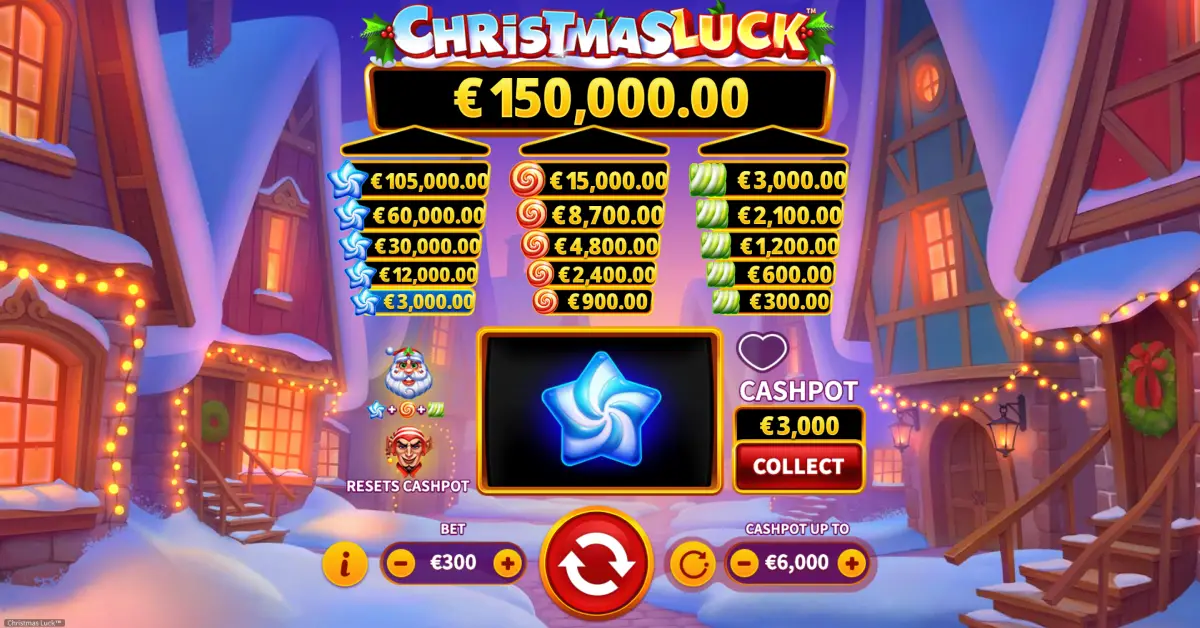 Hãy chơi trò chơi slot Christmas Luck sau khi đăng nhập vào tài khoản sòng bạc