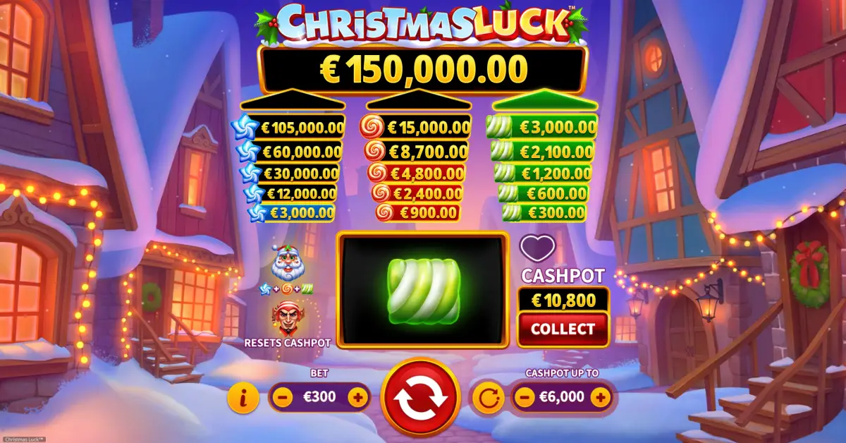 Chơi slot Christmas Luck bằng tiền thật tại các sòng bạc hàng đầu